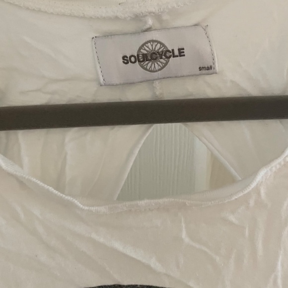Chicago SoulCycle workout cut out white tank size S 2 4 6 Soul Cycle - Picture 3 of 3